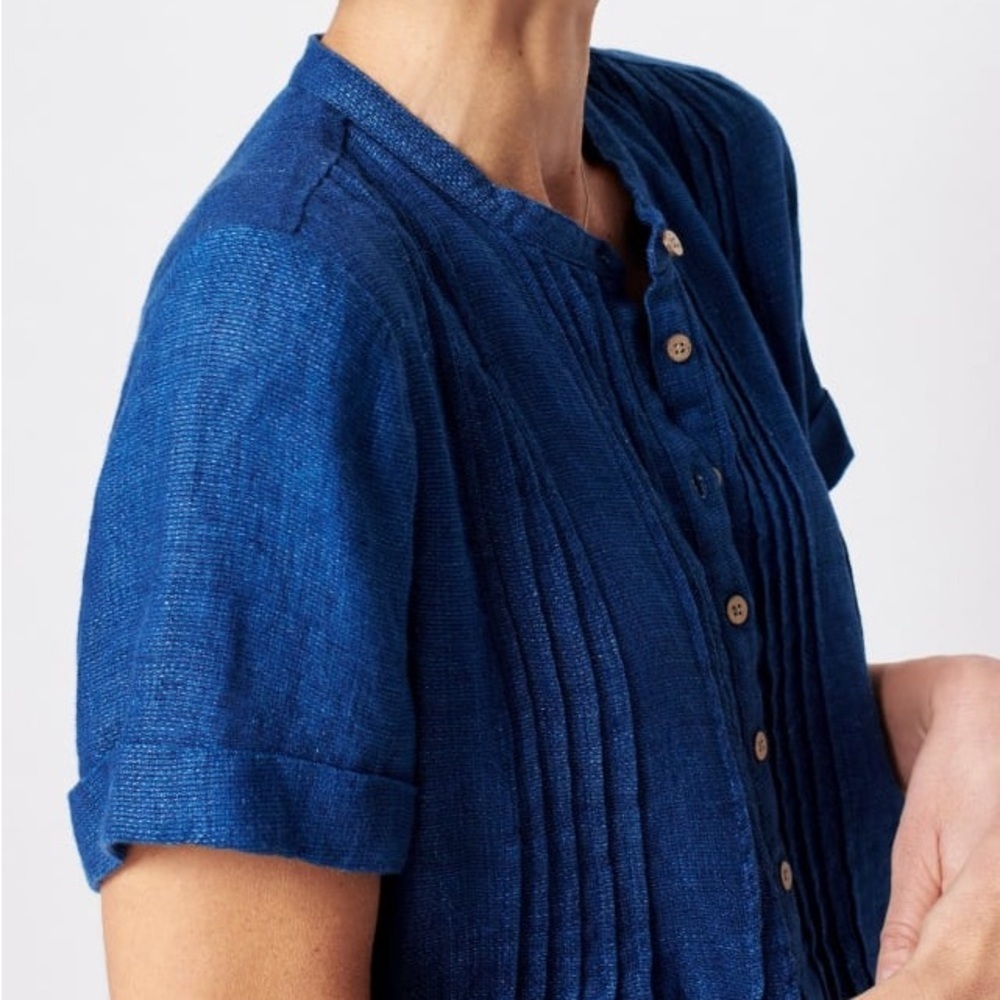 Faherty 100% Linen Gemina Dress, Size XS - Picture 5 of 12